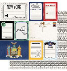 Scrapbook Customs/Stamping Station New York Vintage Paper
