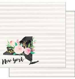 Scrapbook Customs/Stamping Station New York Watercolor Paper