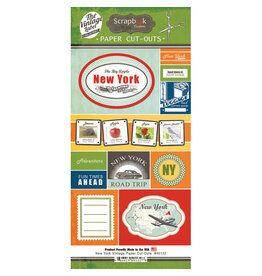 Scrapbook Customs/Stamping Station New York Vintage Paper Cut Out