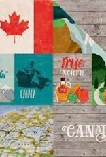 Echo Park Around The World - Canada - 12x12 Pattern Paper