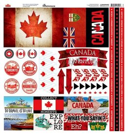 Canada sticker sheet