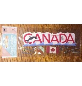 Canada 11pcs stickers
