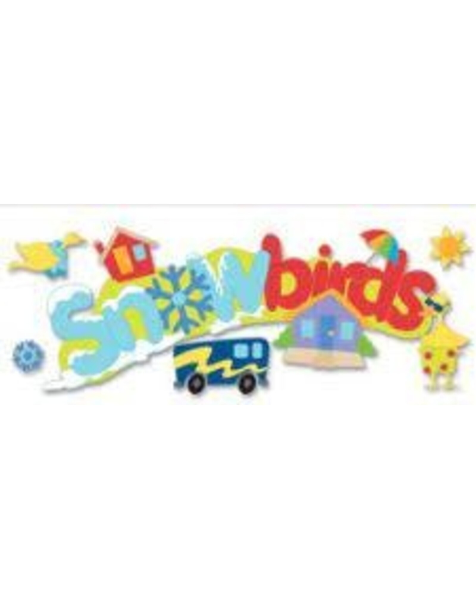 Jolee's Snowbirds felt sticker