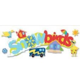 Jolee's Snowbirds felt sticker