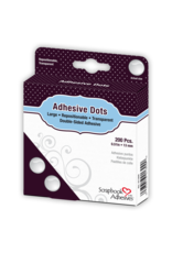 Scrapbook Adhesives Adhesive Dots - Large - Repositionable - Transparent 0.5in 13mm
