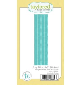 Taylored Expressions Easy Strips - 1/2" Stitched - Die