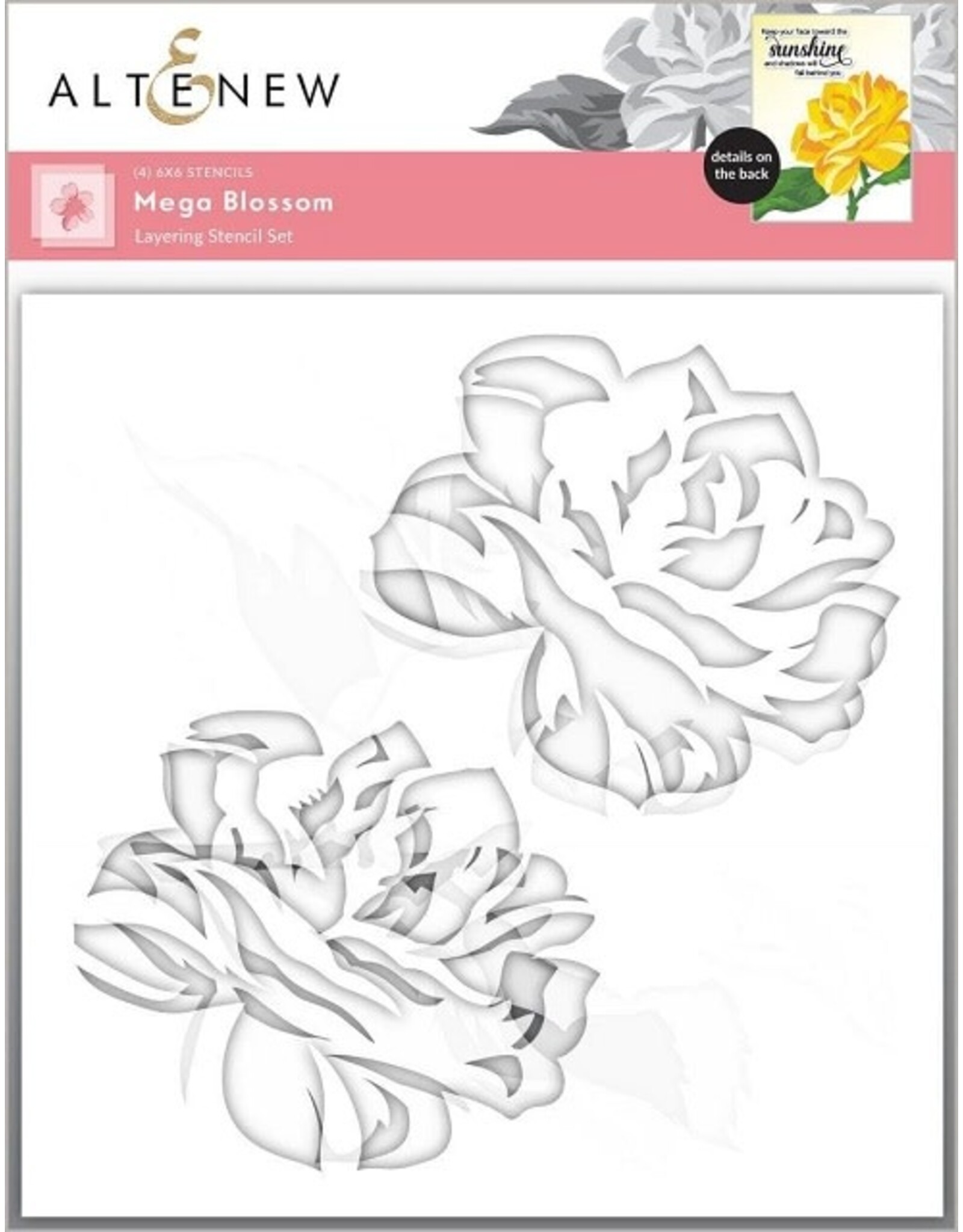 ALTENEW Mega Blossom Stencil Set 4 in 1