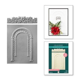 Spellbinders 3D Emboss and Cut Folder - Though The Arbor Garden Collection - Arbor and Ivy