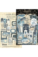 Graphic 45 The Beach is Calling Chipboard Tags & Frames