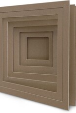 Graphic 45 2 in 1 Tunnel & Pyramid Chipboard 8"x8" Albums