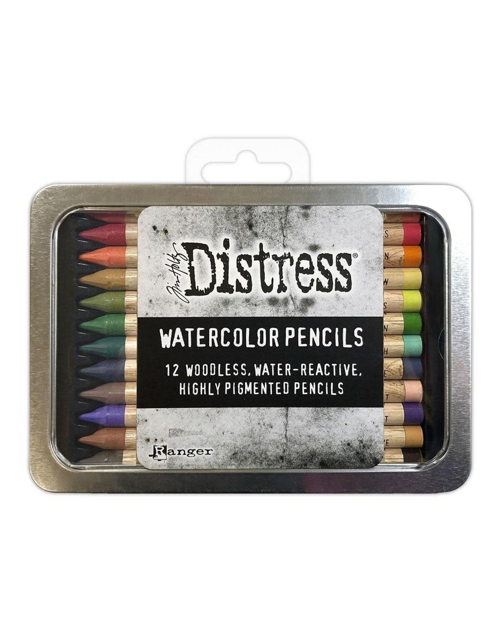 Ranger Tim Holtz Distress Watercolor Pencil  12 pc - Set 4