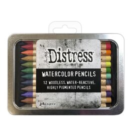 Ranger Tim Holtz Distress Watercolor Pencil  12 pc - Set 4