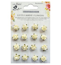 Little Birdie Moon Light - Beaded Micro Roses