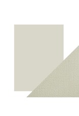 Craft Perfect Weave Textured Cardstock 8.5x11 - Oyster Grey
