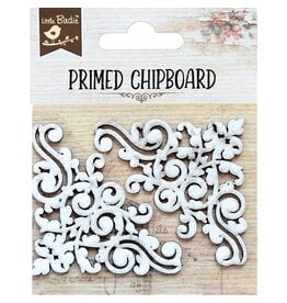 Little Birdie Primed Chipboard - Damask