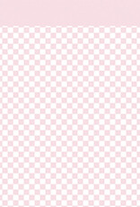 Echo Park Checkerboard: Powder Pink 12x12 Patterned Paper