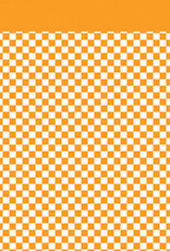 Echo Park Checkerboard: Tangerine 12x12 Patterned Paper