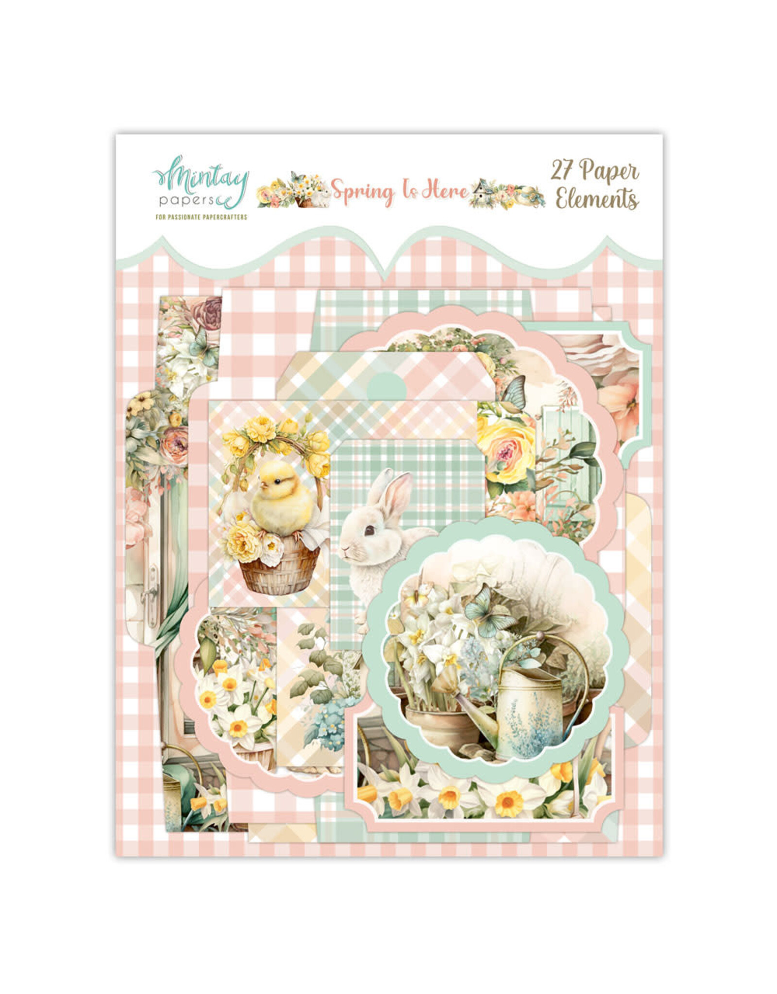 Mintay Papers Spring Is Here - Paper Elements - 27 pcs