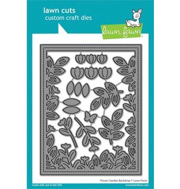 Lawn Fawn Flower Garden - Backdrop Dies
