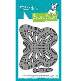 Lawn Fawn Ta-Da! Diorama! Butterfly Window Add-On - Lawn Cut