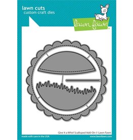 Lawn Fawn Give It A Whirl Scalloped Add- On - Lawn Cut