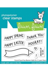 Lawn Fawn carrot 'bout you banner add-on