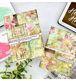 Hero Arts Vintage Map and Ledger - Stamps