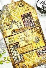 Hero Arts Vintage Postmarks and Tickets Stamp