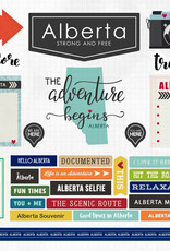 Scrapbook Customs/Stamping Station Alberta adventure sticker sheet