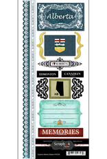 Scrapbook Customs/Stamping Station Alberta explore sticker