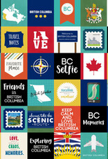 Scrapbook Customs/Stamping Station British Columbia Adventure - 12x12 Pattern Paper