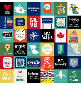 Scrapbook Customs/Stamping Station British Columbia Adventure - 12x12 Pattern Paper