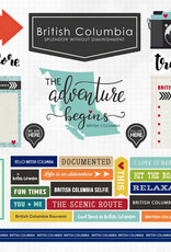 Scrapbook Customs/Stamping Station British Columbia Adventure - 12x12 Cardstock Stickers