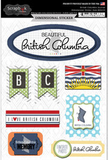 Scrapbook Customs/Stamping Station BC dimensional stickers