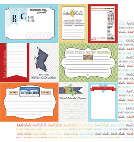 Scrapbook Customs/Stamping Station British Columbia Travel Journal - 12x12 Pattern Paper