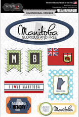 Scrapbook Customs/Stamping Station Manitoba 3D stickers