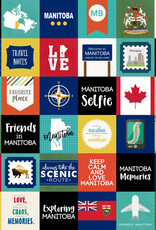 Scrapbook Customs/Stamping Station Manitoba Adventure cut out paper