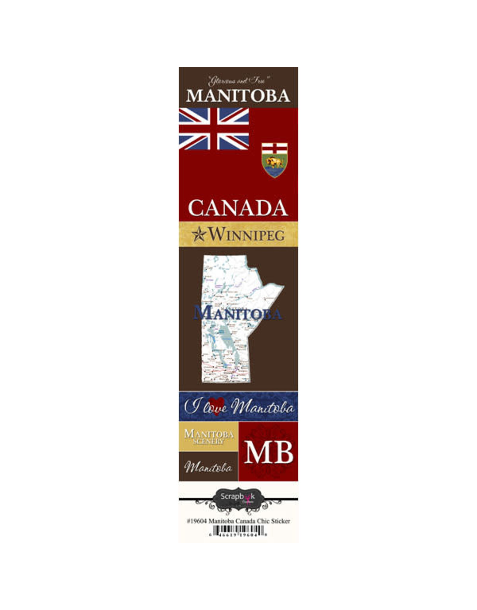 Scrapbook Customs Manitoba chic stickers