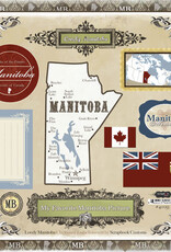 Scrapbook Customs/Stamping Station Manitoba - 12x12 Chipboard