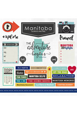 Scrapbook Customs Manitoba sticker sheet 12x12