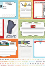 Scrapbook Customs/Stamping Station Manitoba Travel journal paper