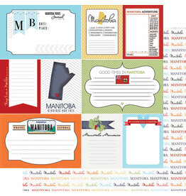Scrapbook Customs/Stamping Station Manitoba Travel journal paper