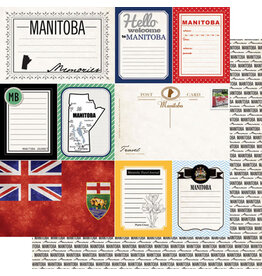 Scrapbook Customs Manitoba vintage journal paper