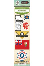 Scrapbook Customs/Stamping Station Manitoba vintage stickers