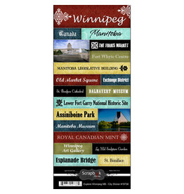 Scrapbook Customs/Stamping Station Winnipeg city stickers