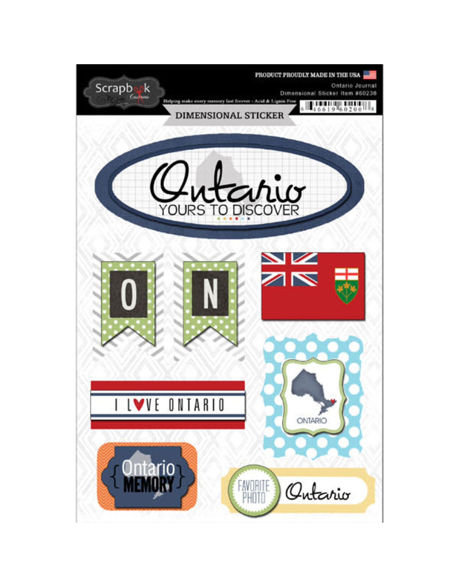 Ontario 3d stickers