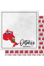 Scrapbook Customs Ontario adventure flag paper