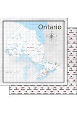 Ontario adventure map paper