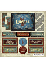 Stamping Station Quebec distress stickers