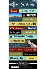 Scrapbook Customs/Stamping Station Quebec explore city stickers